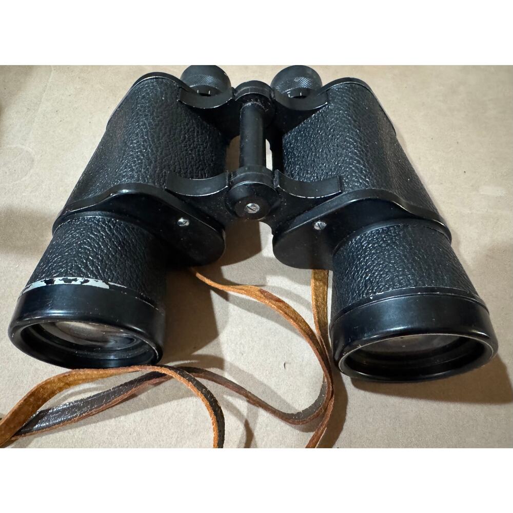 Vintage Ayers Binoculars 7x50 7.1" G21764 Fully Hard Coated Made In Japan w/Case